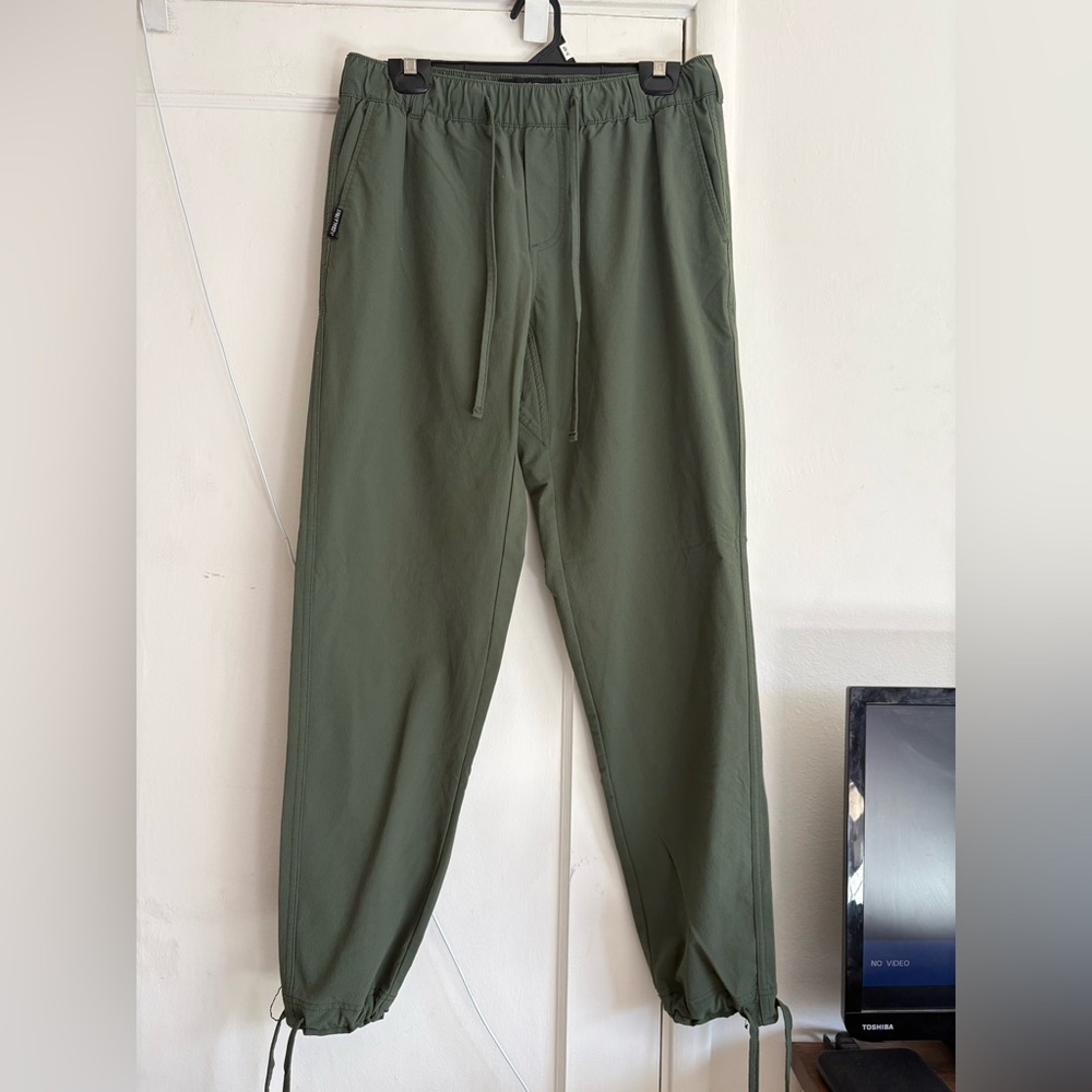 Mens Olive Green Hiking Pants